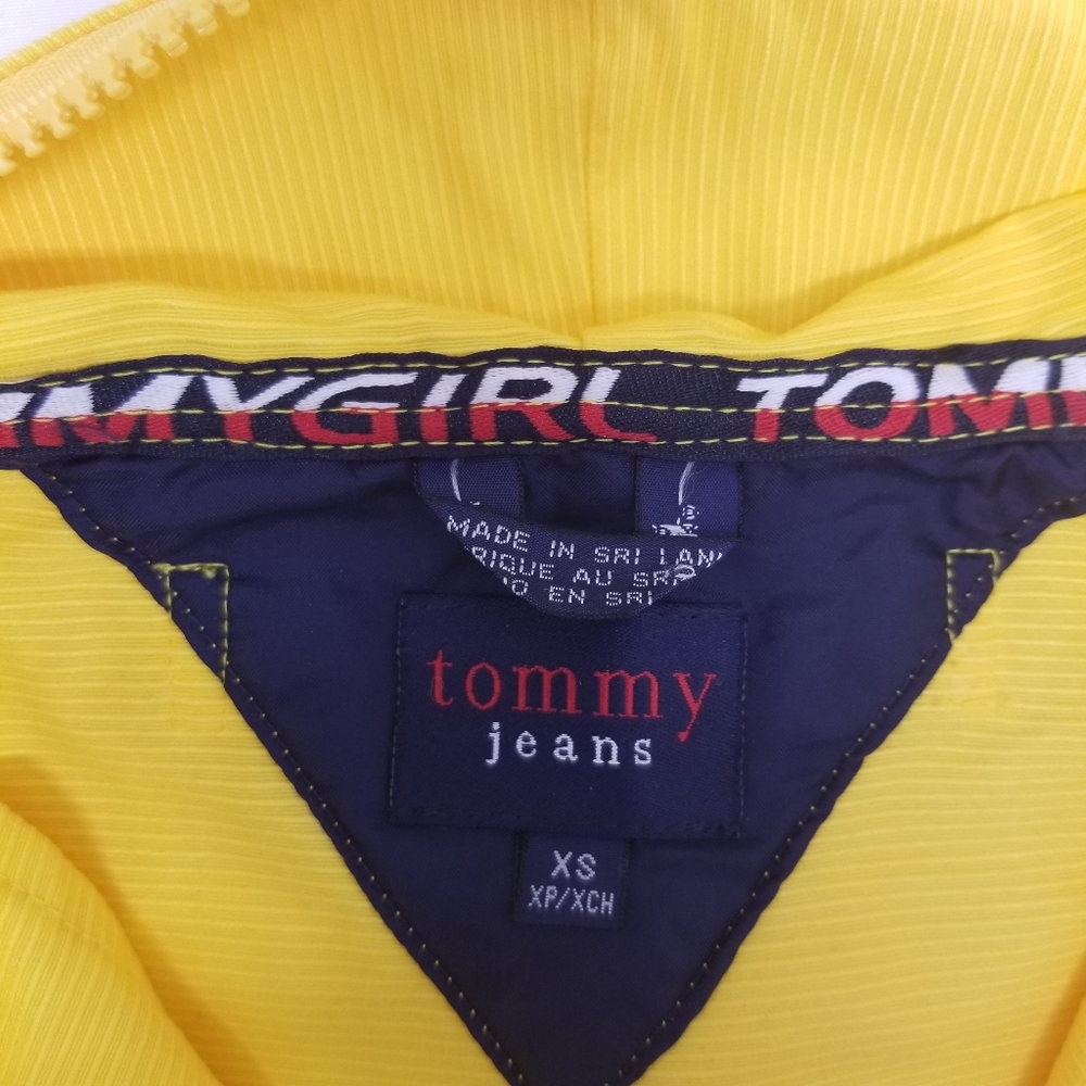 Tommy Hilfiger Womans Size XS Rain Jacket Waterproof Yellow - Picture 11 of 14